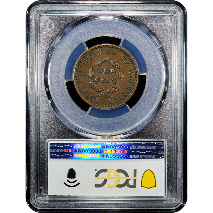 1854 Pattern Large Cent (1c) J-160 SLAB Image