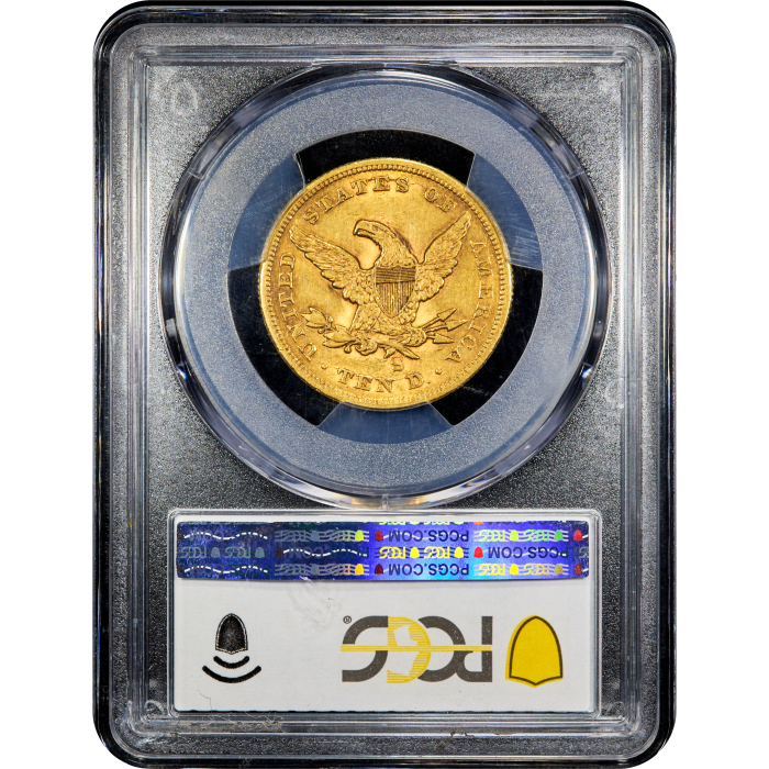 1854-S Liberty Gold Eagle ($10) SLAB Image