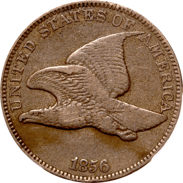 1856 Flying Eagle Cent (1c) OBVERSE Image