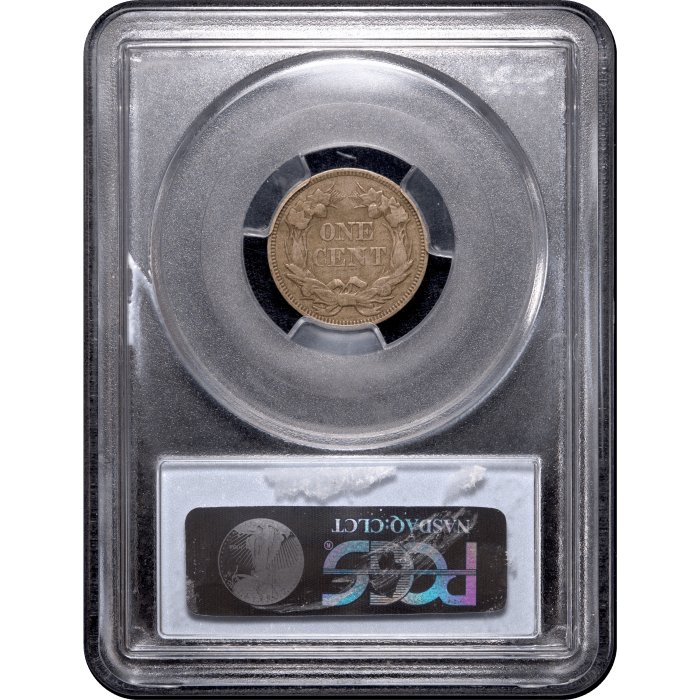 1856 Flying Eagle Cent (1c) Reverse Slab Image
