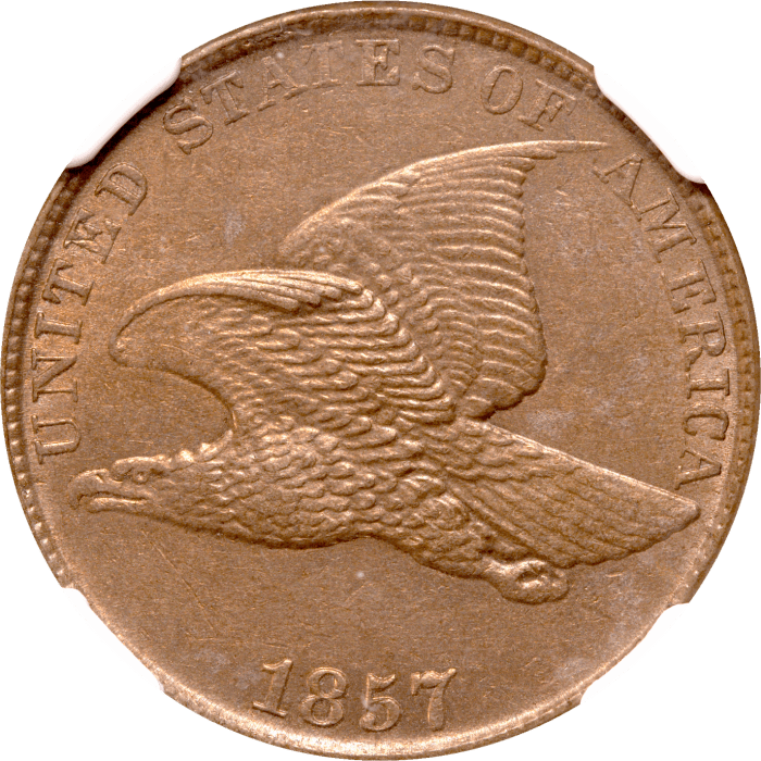 1857 Flying Eagle Cent (1c) Obverse Image