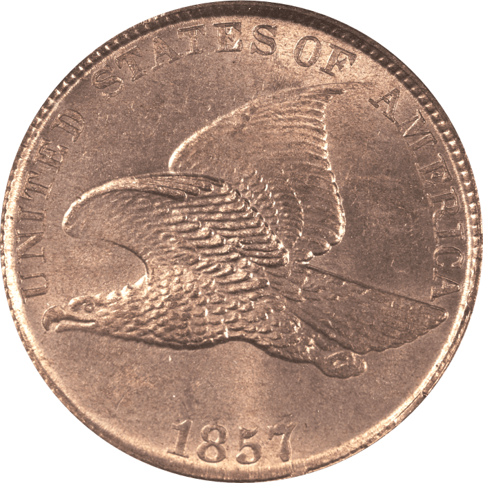 1857 Flying Eagle Cent (1c) Obverse Image