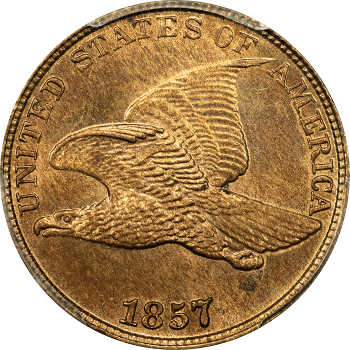 1857 Flying Eagle Cent (1c) OBVERSE Image