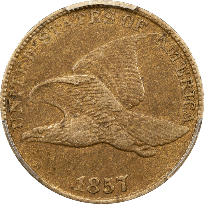 1857 Flying Eagle Cent (1c) OBVERSE Image