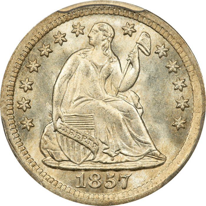 1857-O Seated Liberty Half Dime (H10C) Obverse Image