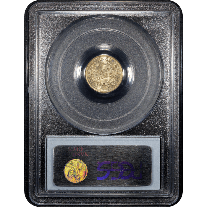 1857 Seated Liberty Half Dime (H10C) SLAB Image