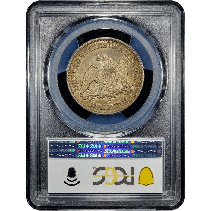 1858-O Seated Liberty Half Dollar (50c) SLAB Image