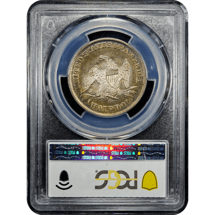 1858-O Seated Liberty Half Dollar (50c) SLAB Image