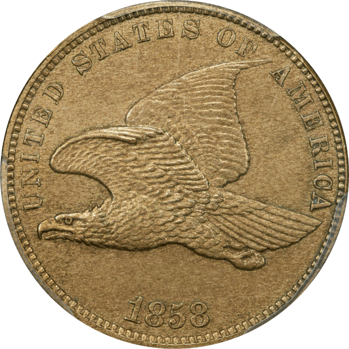 1858 Pattern Cent (1c) J-192 OBVERSE Image