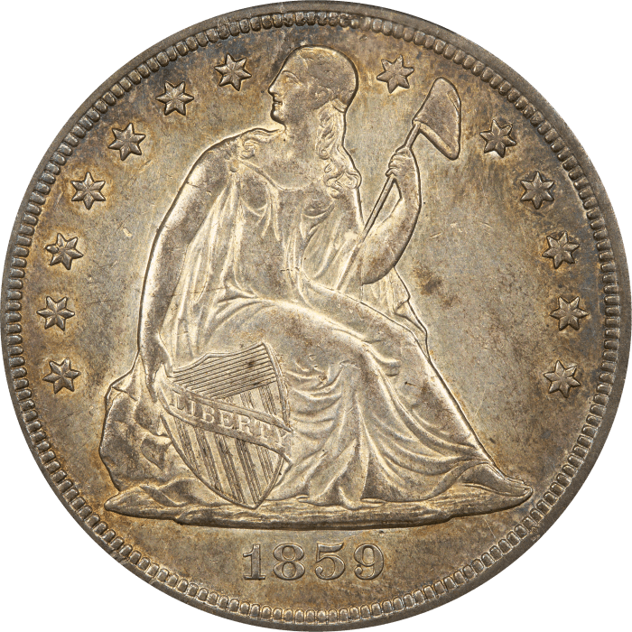1859-O Seated Liberty Dollar ($1) Obverse Image