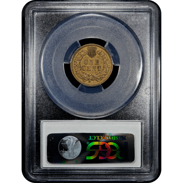 1862 Indian Cent (1c) SLAB Image