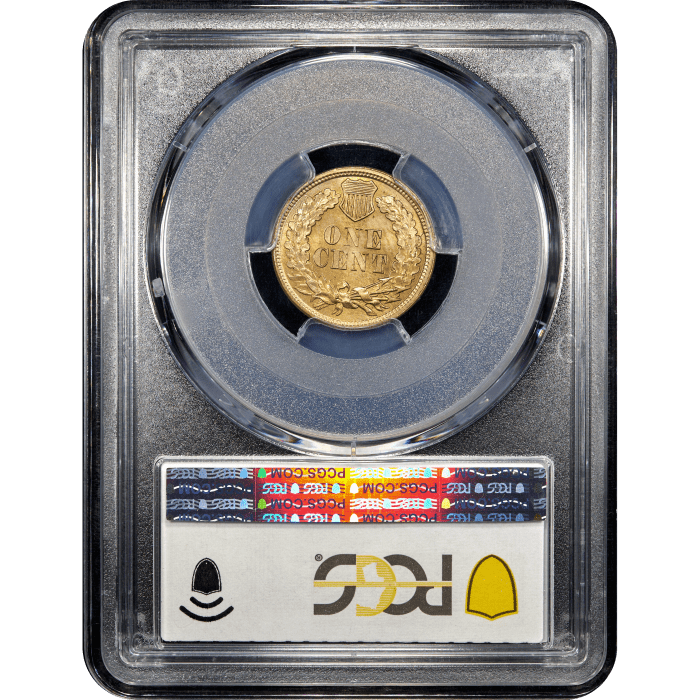 1862 Indian Cent (1c) SLAB Image