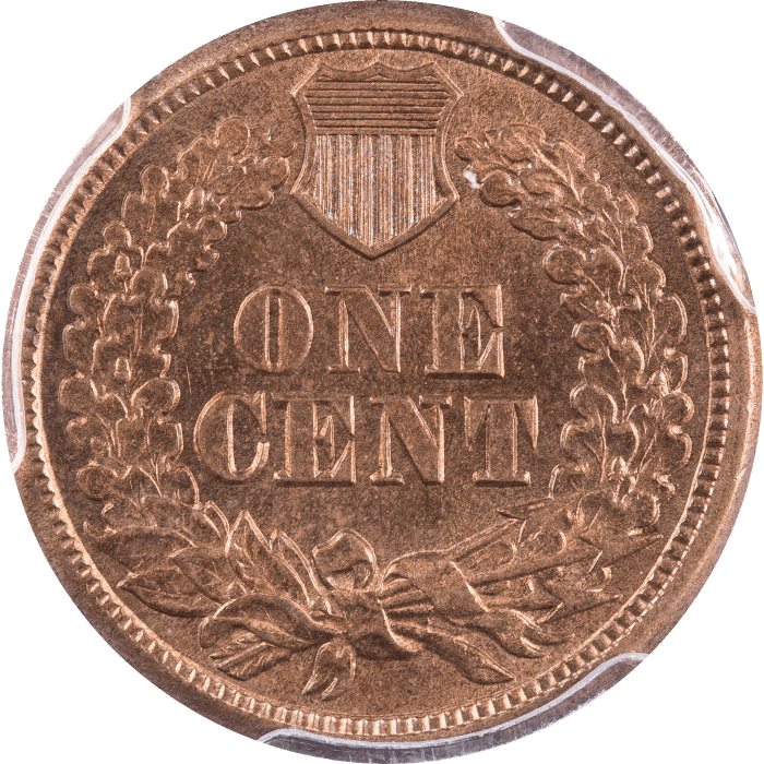 1863 Indian Cent (1c) Reverse Image