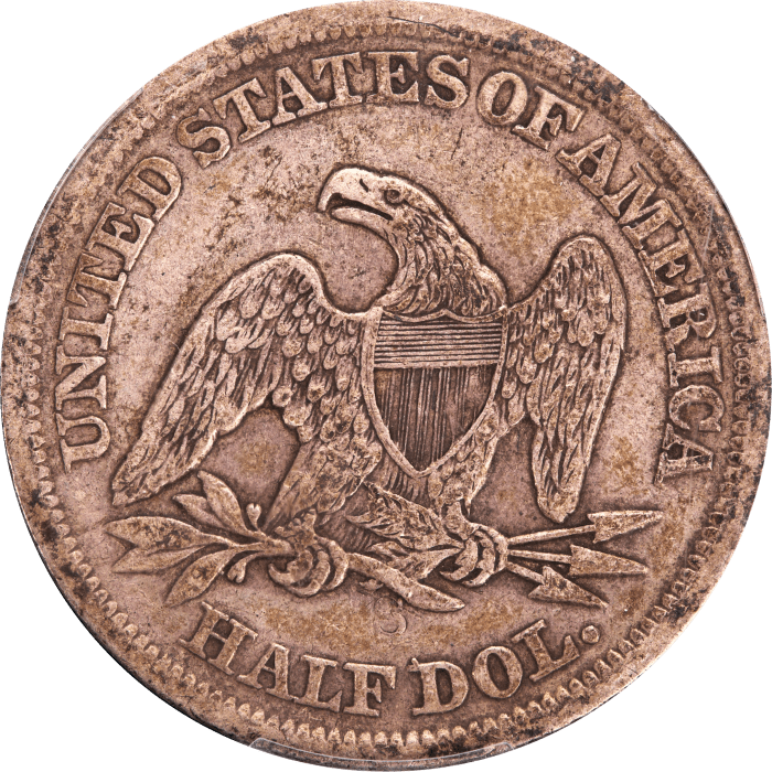 1864-S Seated Liberty Half Dollar (50c) Reverse Image