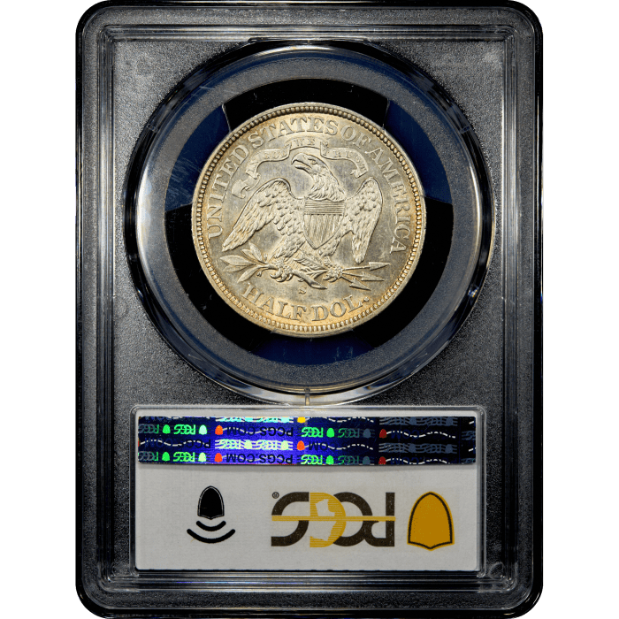 1871-S Seated Liberty Half Dollar (50c) SLAB Image