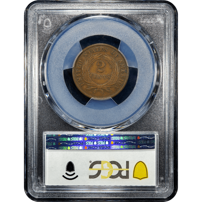 1871 Two Cents (2c) SLAB Image