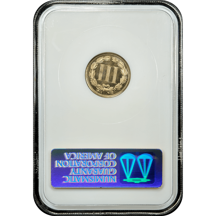 1872 Three Cent Nickel (3CN) SLAB Image