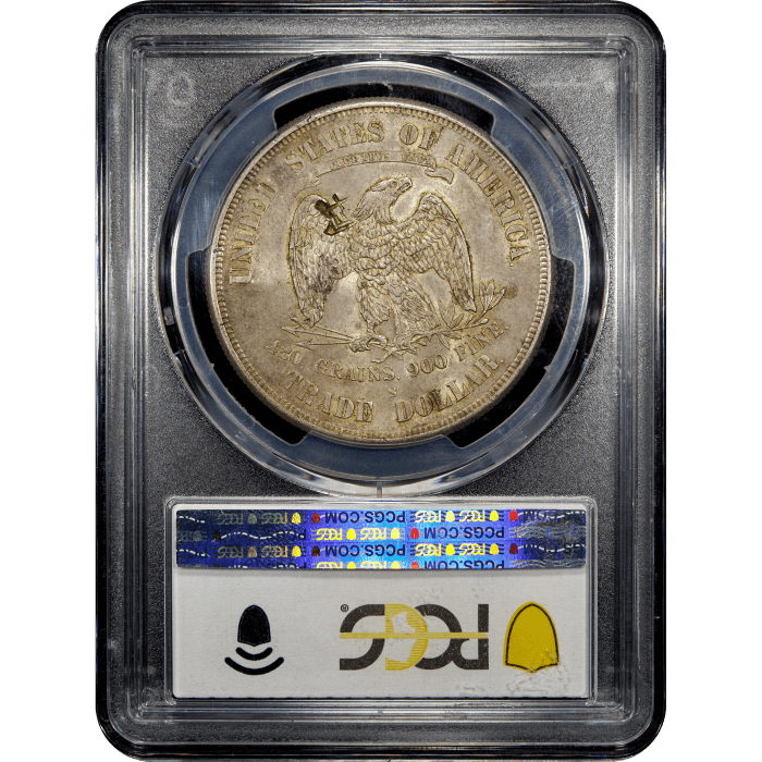 1874-S Trade Dollar (T$1) Chopmarked SLAB Image
