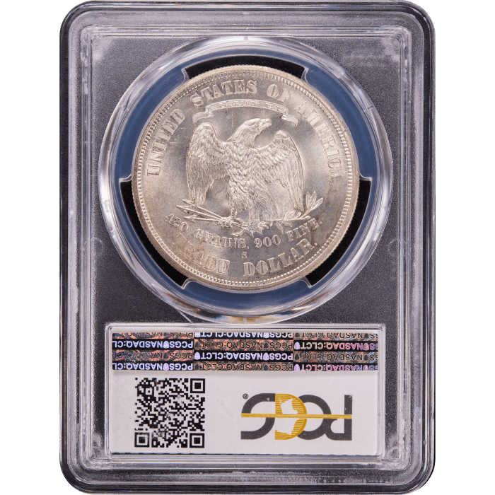 1875-S Trade Dollar (T$1) Reverse Slab Image