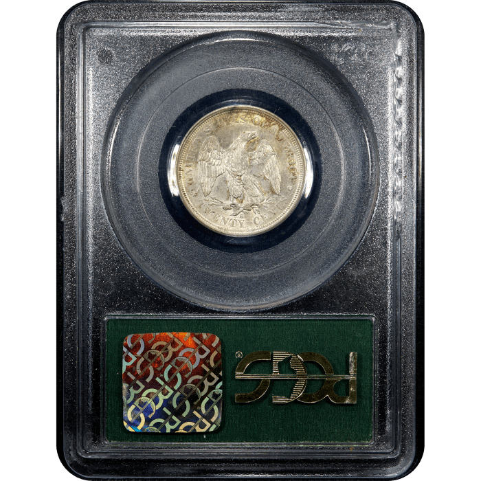 1875-S Twenty Cents (20c) OGH SLAB Image