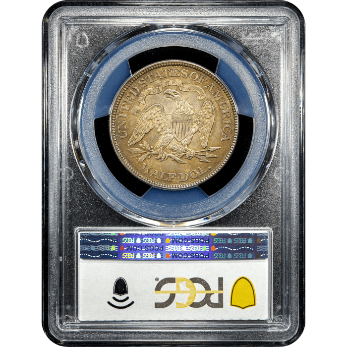 1875 Seated Liberty Half Dollar (50c) SLAB Image