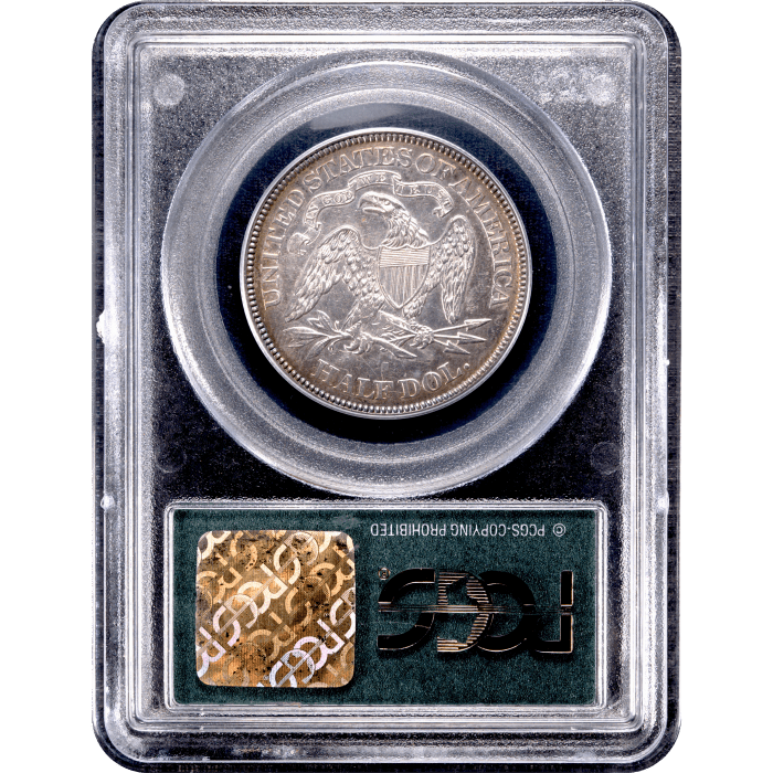 1876-S Seated Liberty Half Dollar (50c) OGH Reverse Slab Image