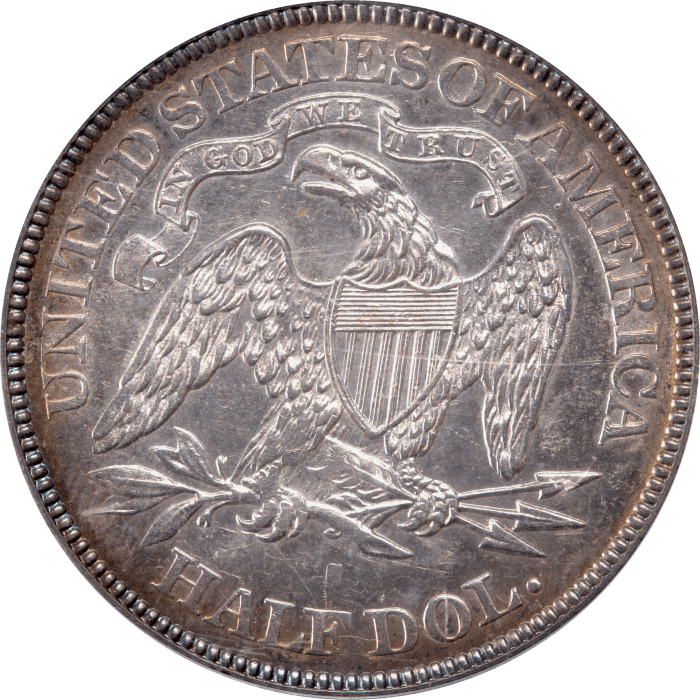 1876-S Seated Liberty Half Dollar (50c) OGH Reverse Image