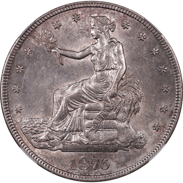 1876-S Trade Dollar (T$1) Obverse Image
