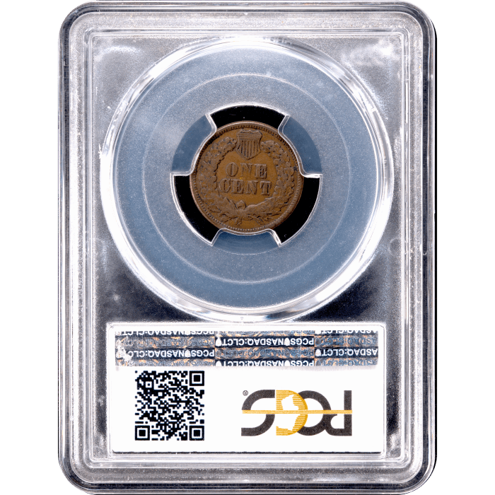 1877 Indian Cent (1c) Reverse Slab Image