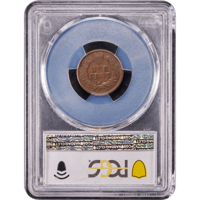 1877 Indian Cent (1c) Reverse Slab Image