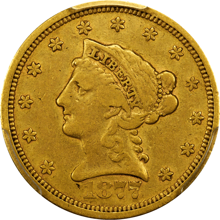 1877-S Liberty Gold Quarter Eagle ($2.50) OBVERSE Image