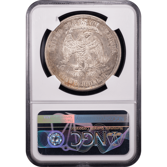 1877-S Trade Dollar (T$1) Reverse Slab Image
