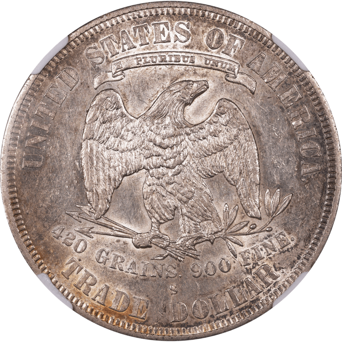 1877-S Trade Dollar (T$1) Reverse Image