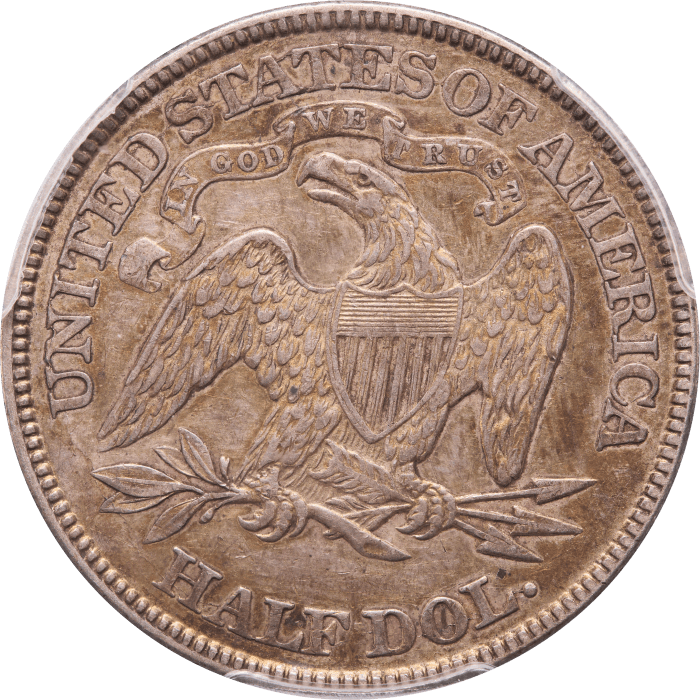 1877 Seated Liberty Half Dollar (50c) REVERSE Image