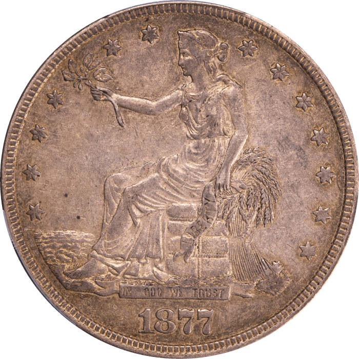 1877 Trade Dollar (T$1) Obverse Image