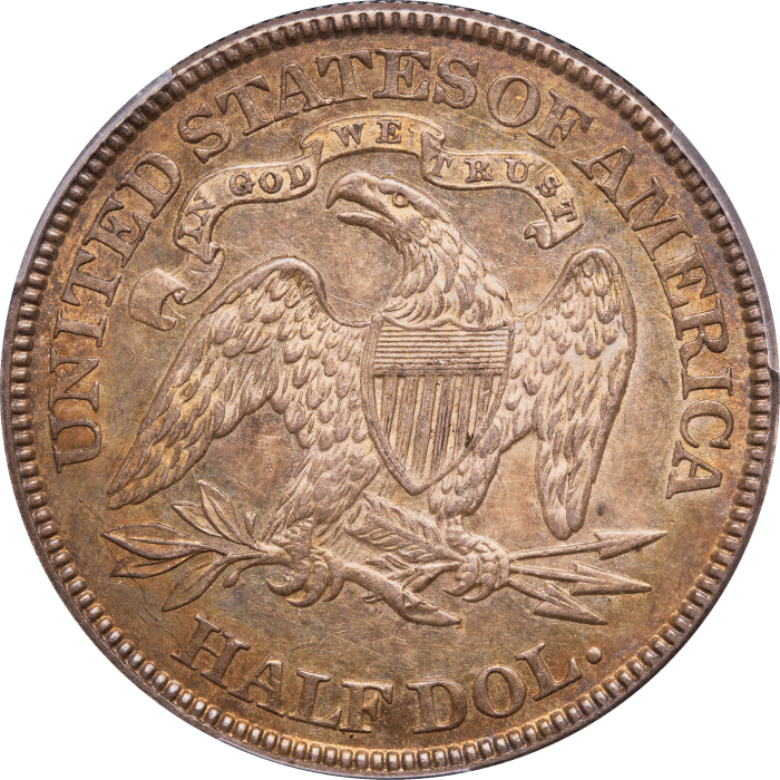 1877/6 Seated Liberty Half Dollar (50c) Reverse Image