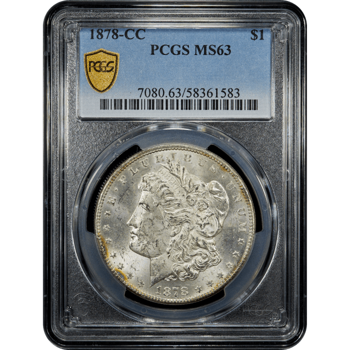1878-CC Morgan Dollar ($1) SLAB Image