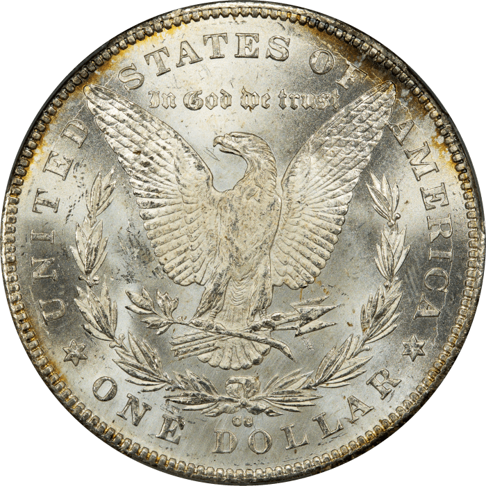 1878-CC Morgan Dollar ($1) REVERSE Image