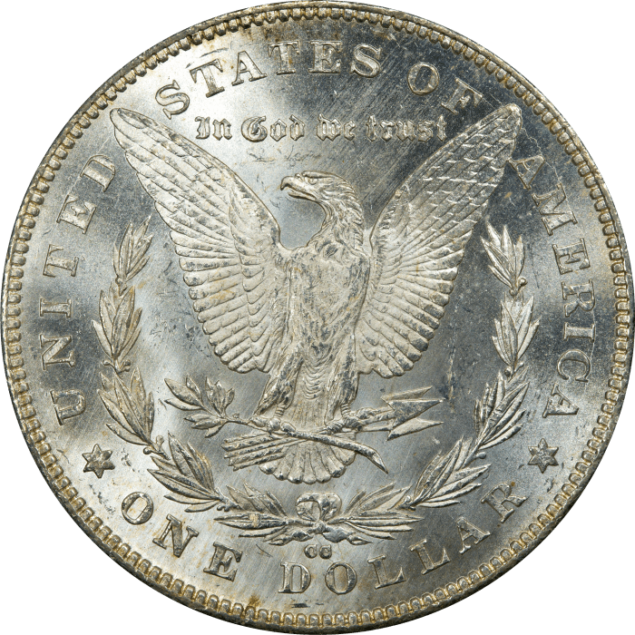 1878-CC Morgan Dollar ($1) Rattler Reverse Image