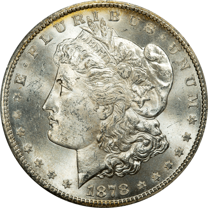 1878-CC Morgan Dollar ($1) Rattler Obverse Image