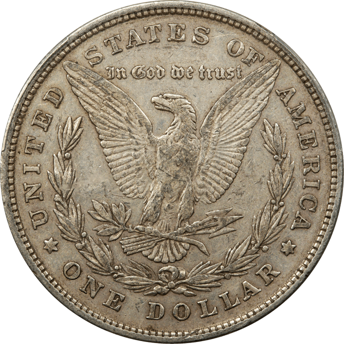 1878 Morgan Dollar ($1) 8TF VAM 14.15 Lines in Hair REVERSE Image