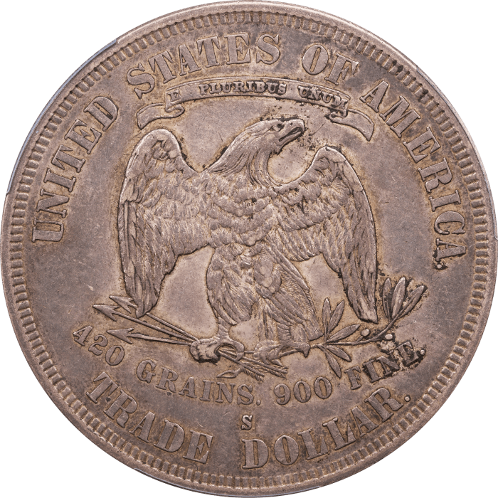 1878-S Trade Dollar (T$1) Reverse Image
