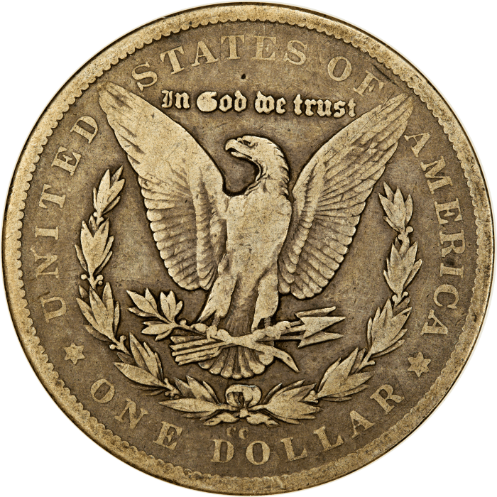 1879-CC Morgan Dollar ($1) Reverse Image
