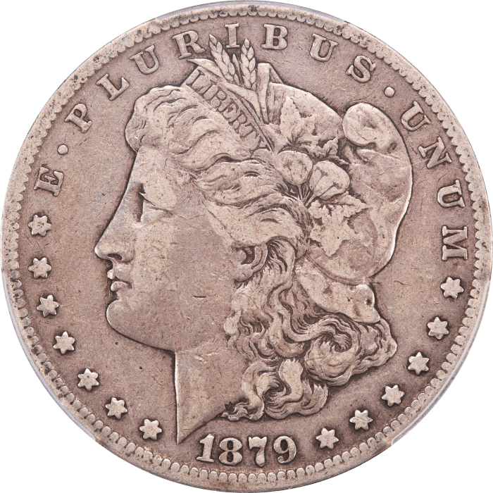 1879-CC Morgan Dollar ($1) Capped Die Obverse Image