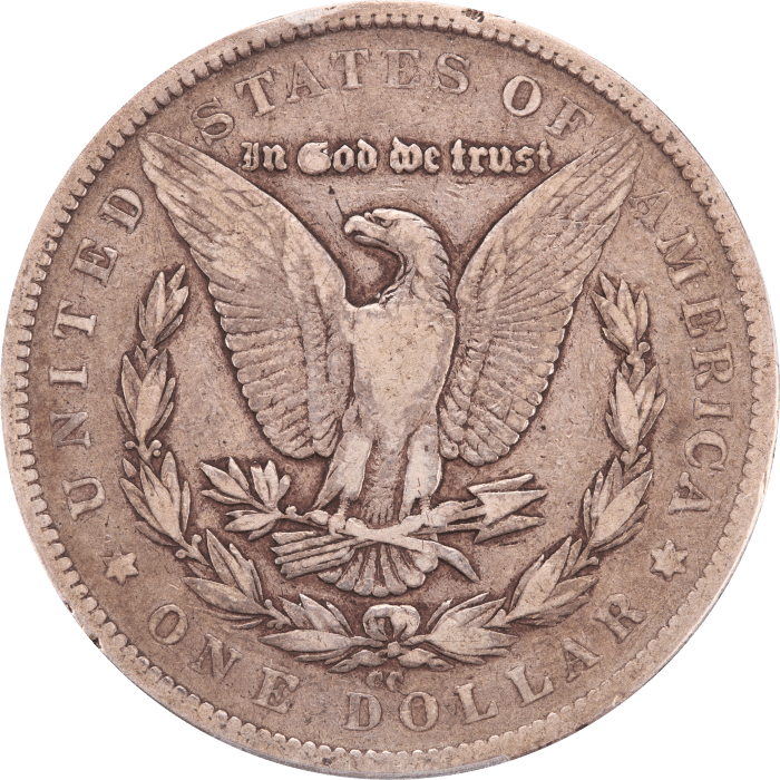 1879-CC Morgan Dollar ($1) Capped Die Reverse Image