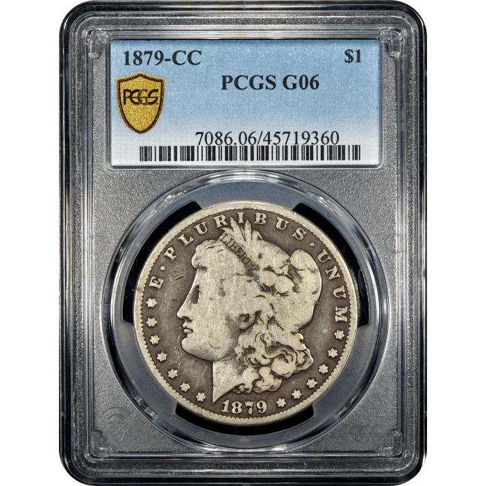1879-CC Morgan Dollar ($1) Obverse Slab Image