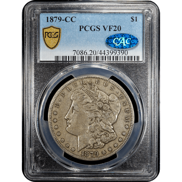 1879-CC Morgan Dollar ($1) Obverse Slab Image