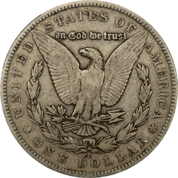 1879-CC Morgan Dollar ($1) Reverse Image