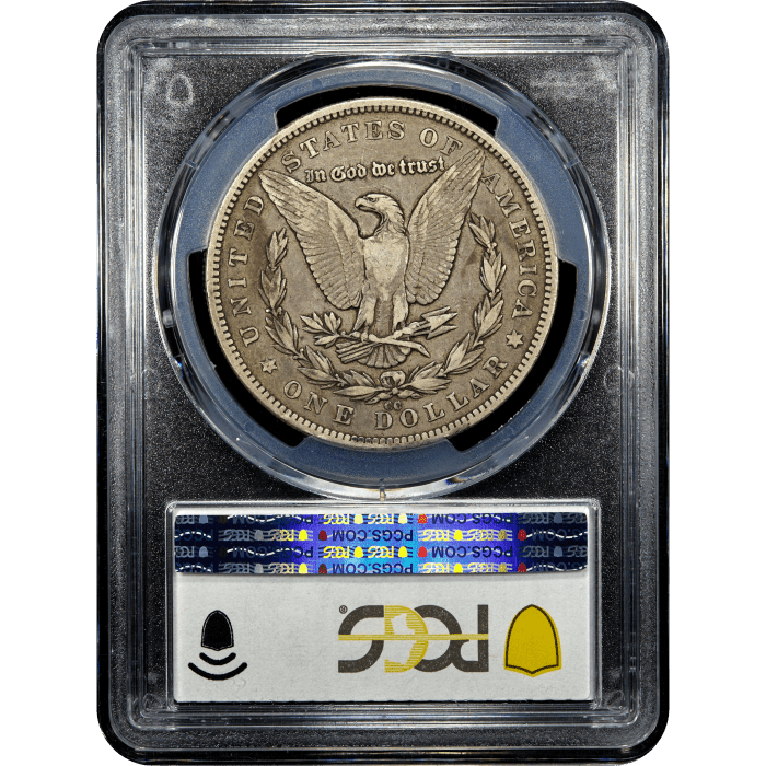 1879-CC Morgan Dollar ($1) VAM 3 Capped Die SLAB Image