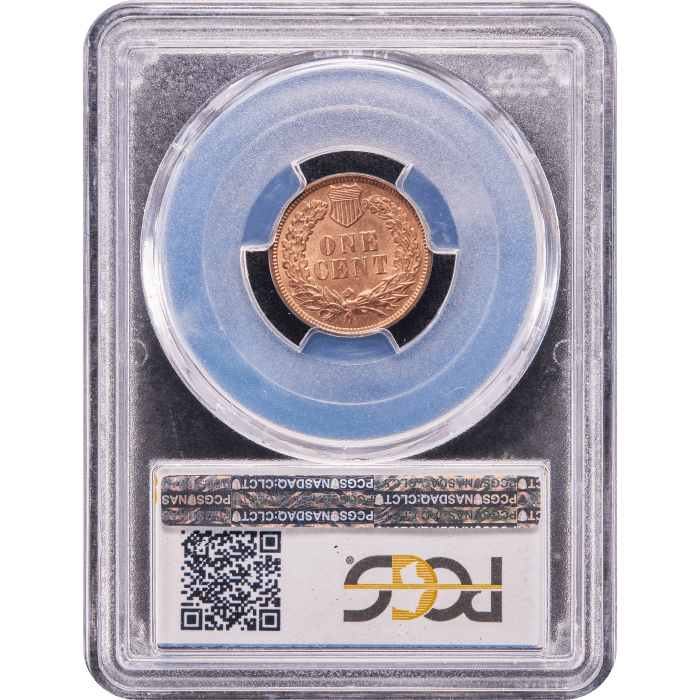 1879 Indian Cent (1c) Reverse Slab Image